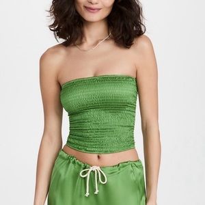 DONNI Green Tube Top Size Small